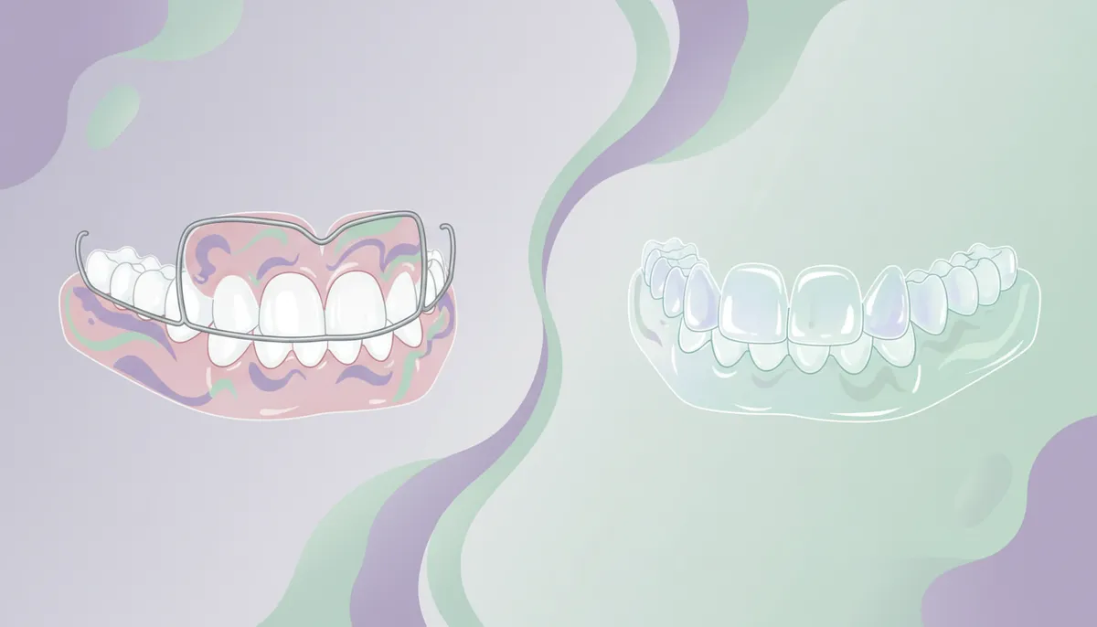 hawley retainer vs clear retainer