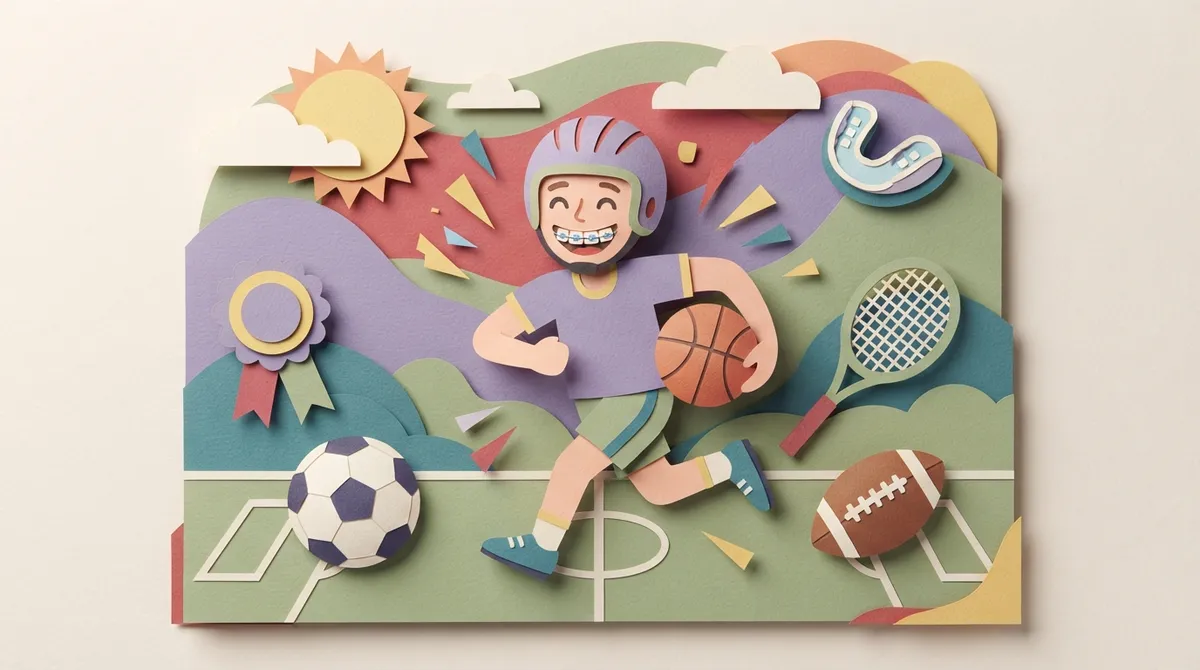 can you play sports with braces