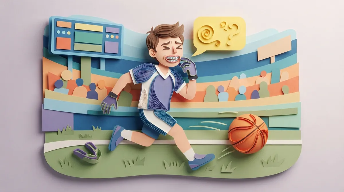 can you play sports with braces