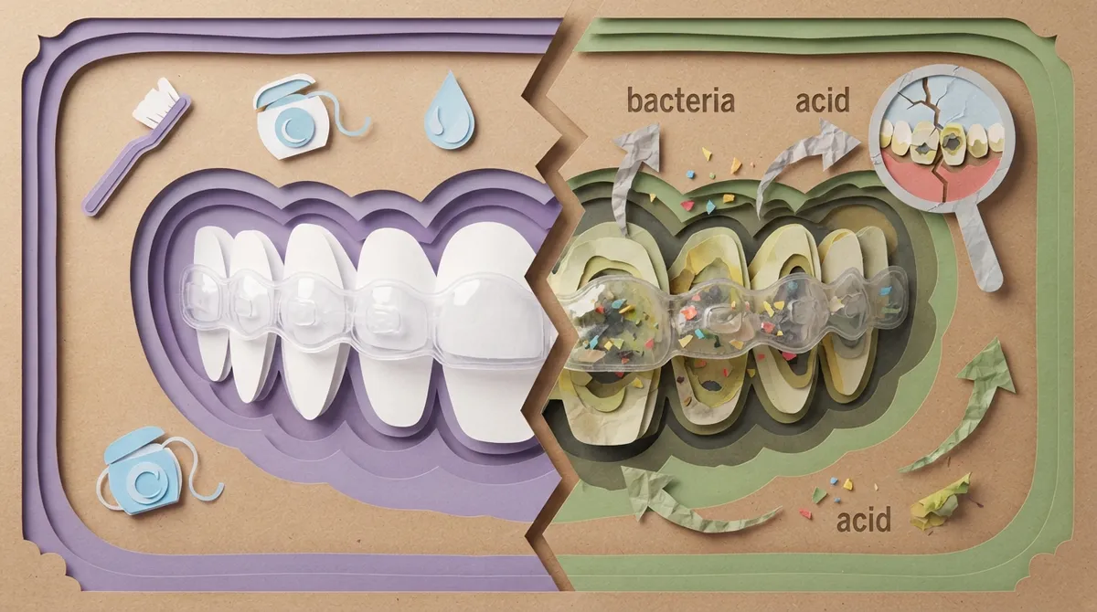 aligners eating and drinking