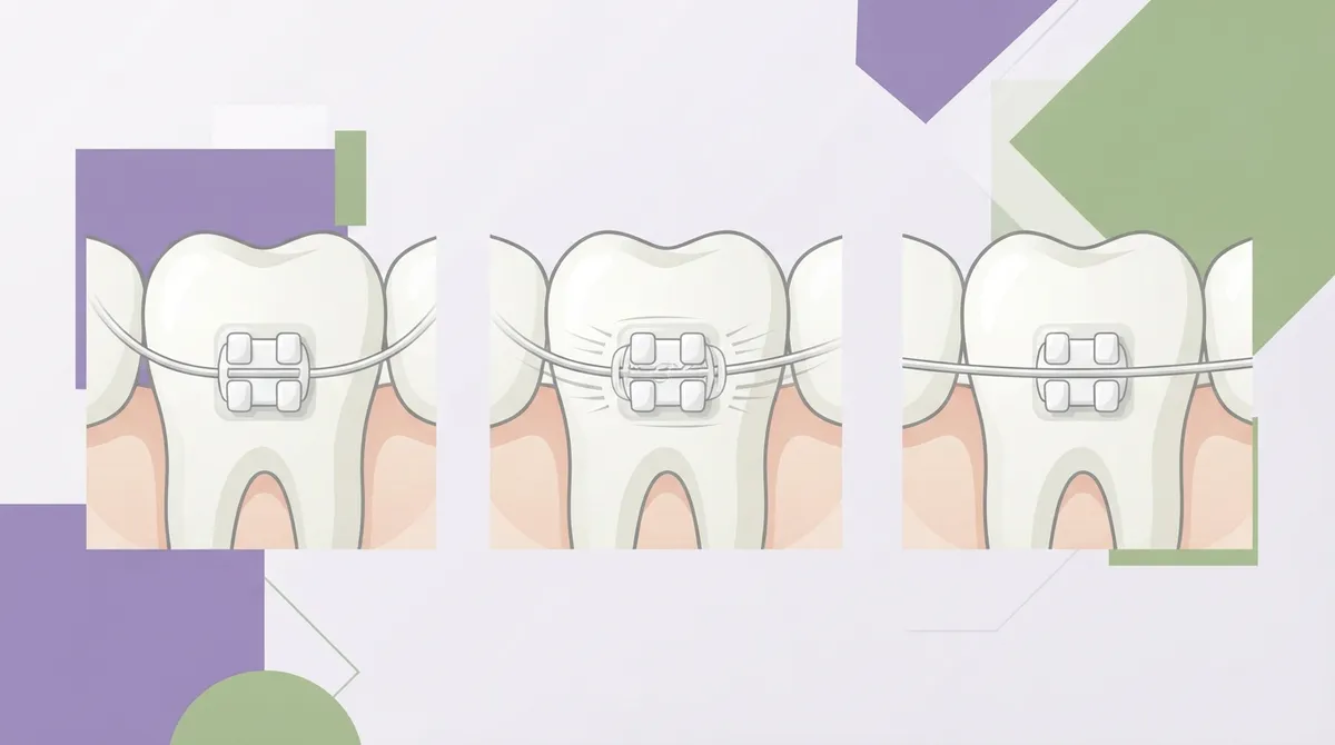 white braces on teeth