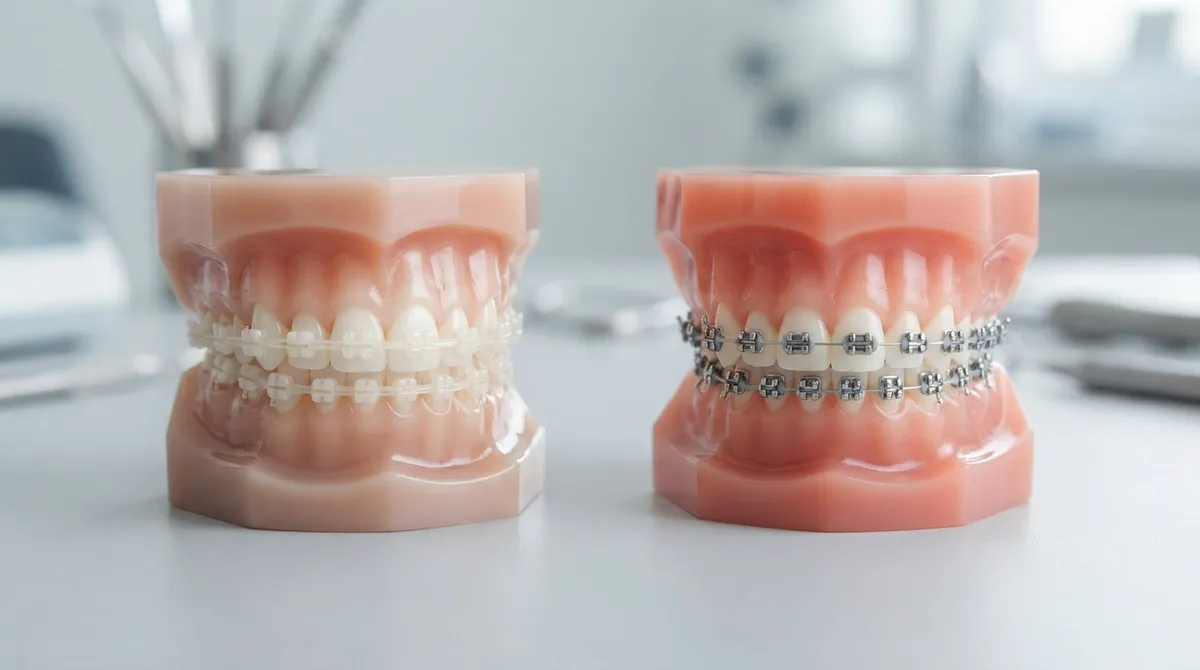 clear braces vs metal braces