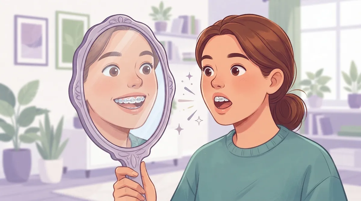 clear brackets on braces