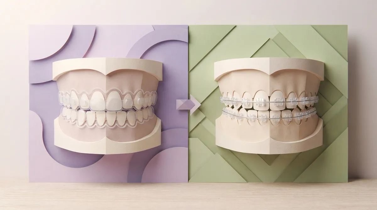 transparent braces