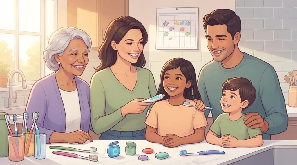 How to Plan Family Braces for Every Smile at Home