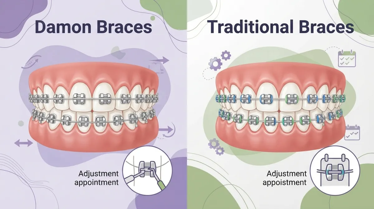 Damon vs traditional braces Lakewood Ranch