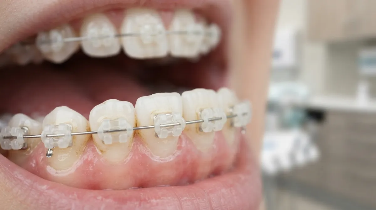 braces staining