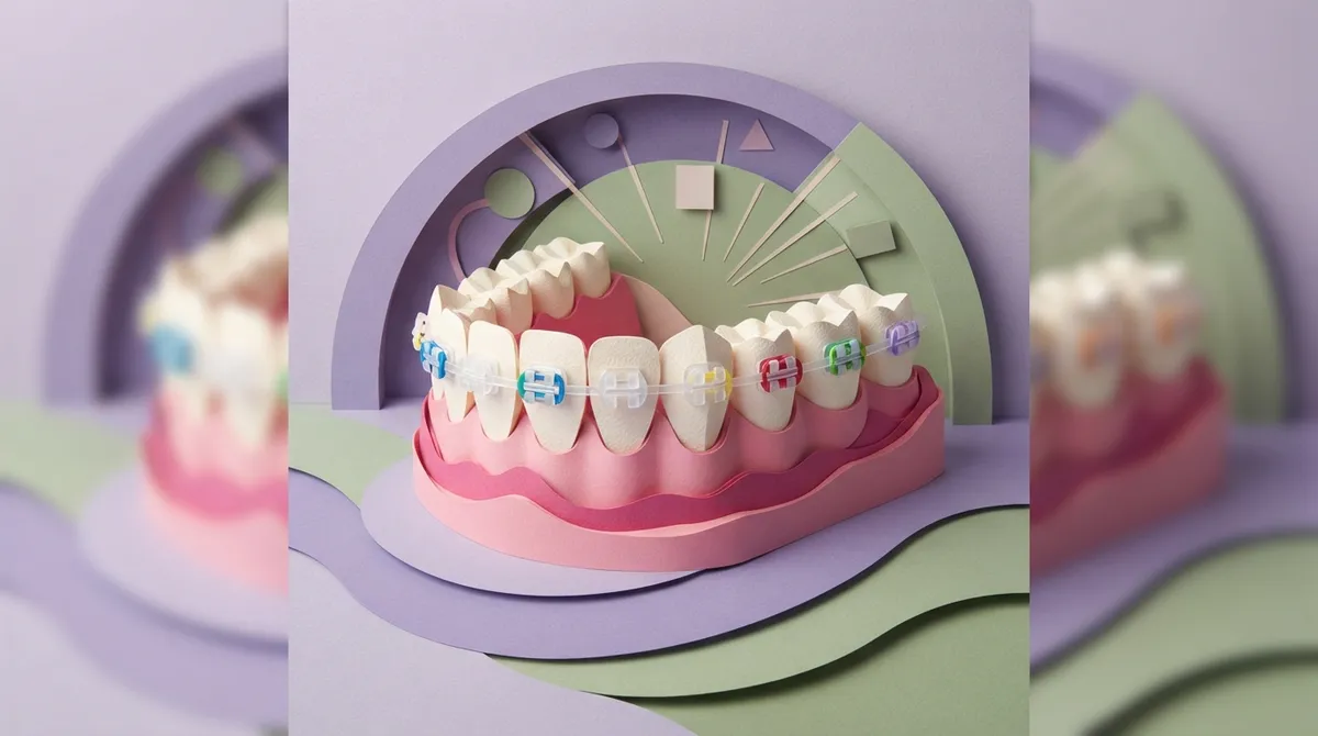 clear braces colored bands