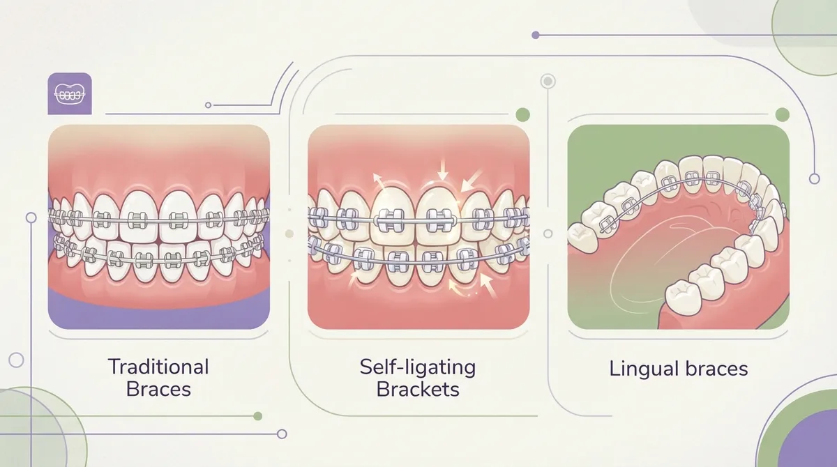 different types of ceramic braces
