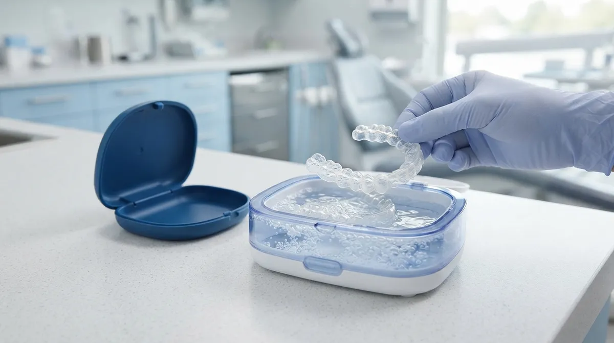 aligner cleaning and storage