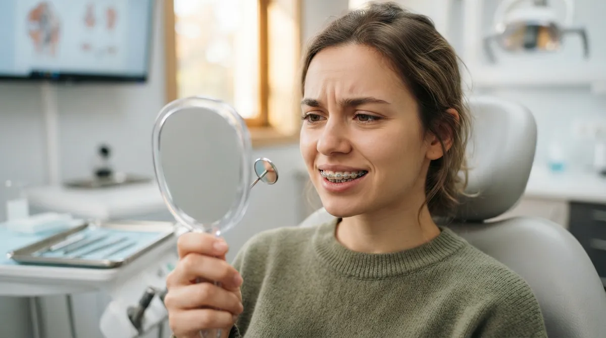 ceramic and metal braces