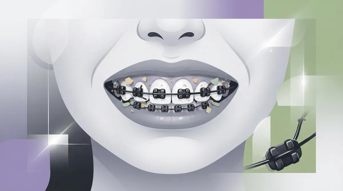 black ceramic braces