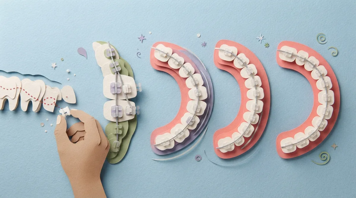 clear white braces