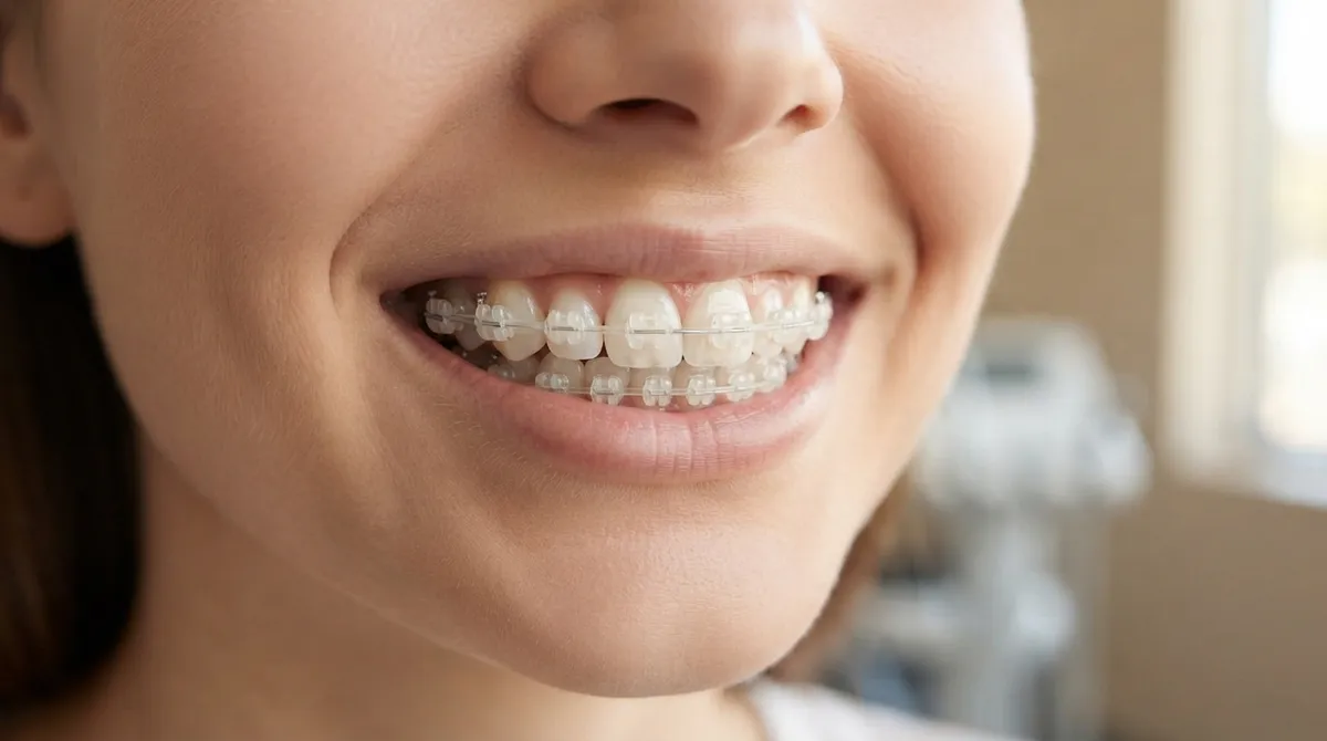 clear braces with clear bands