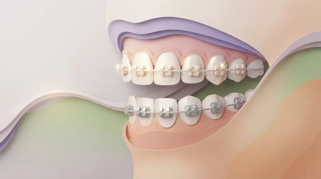 Ceramic Top, Metal Bottom Braces: Is the Mix Right for You?