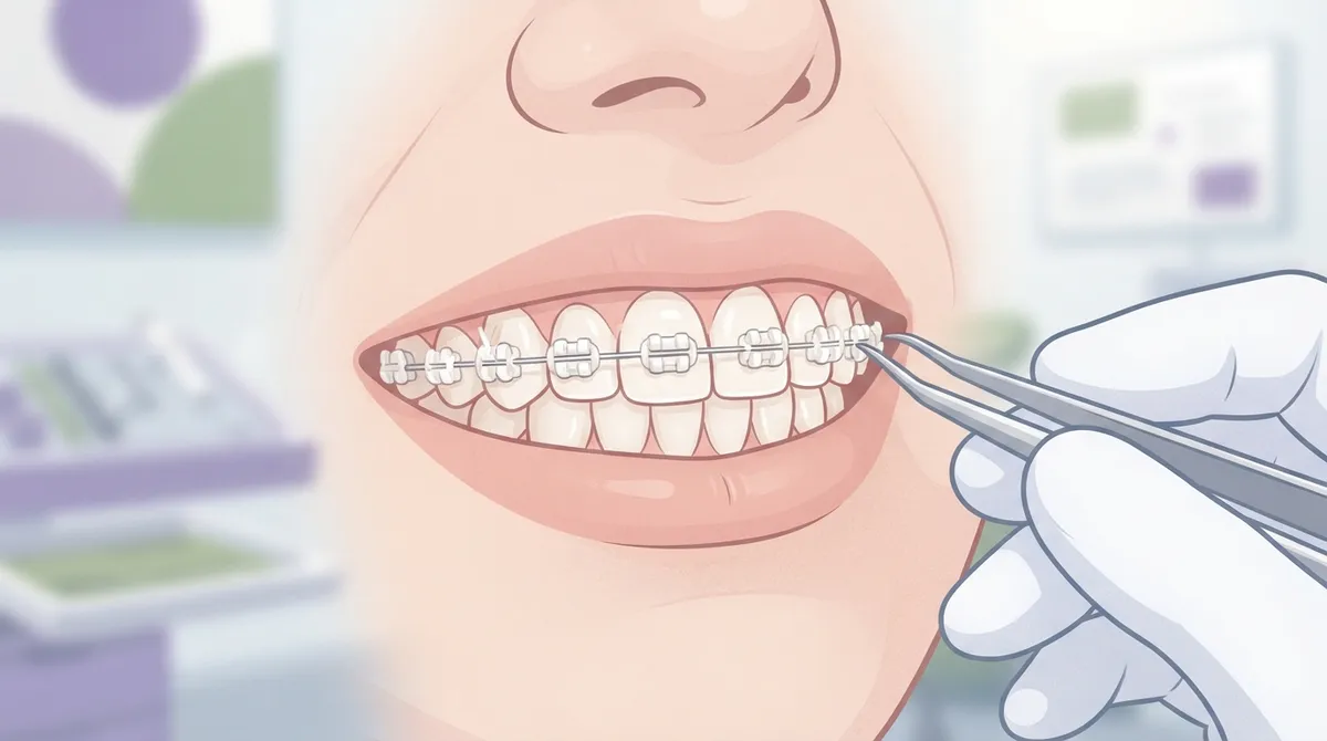 white ceramic braces