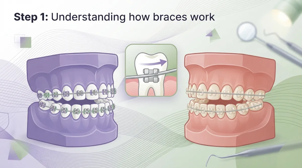 braces metal and ceramic
