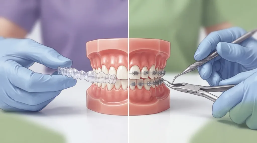 Braces vs. Clear Aligners: Which Invisalign Alternative?